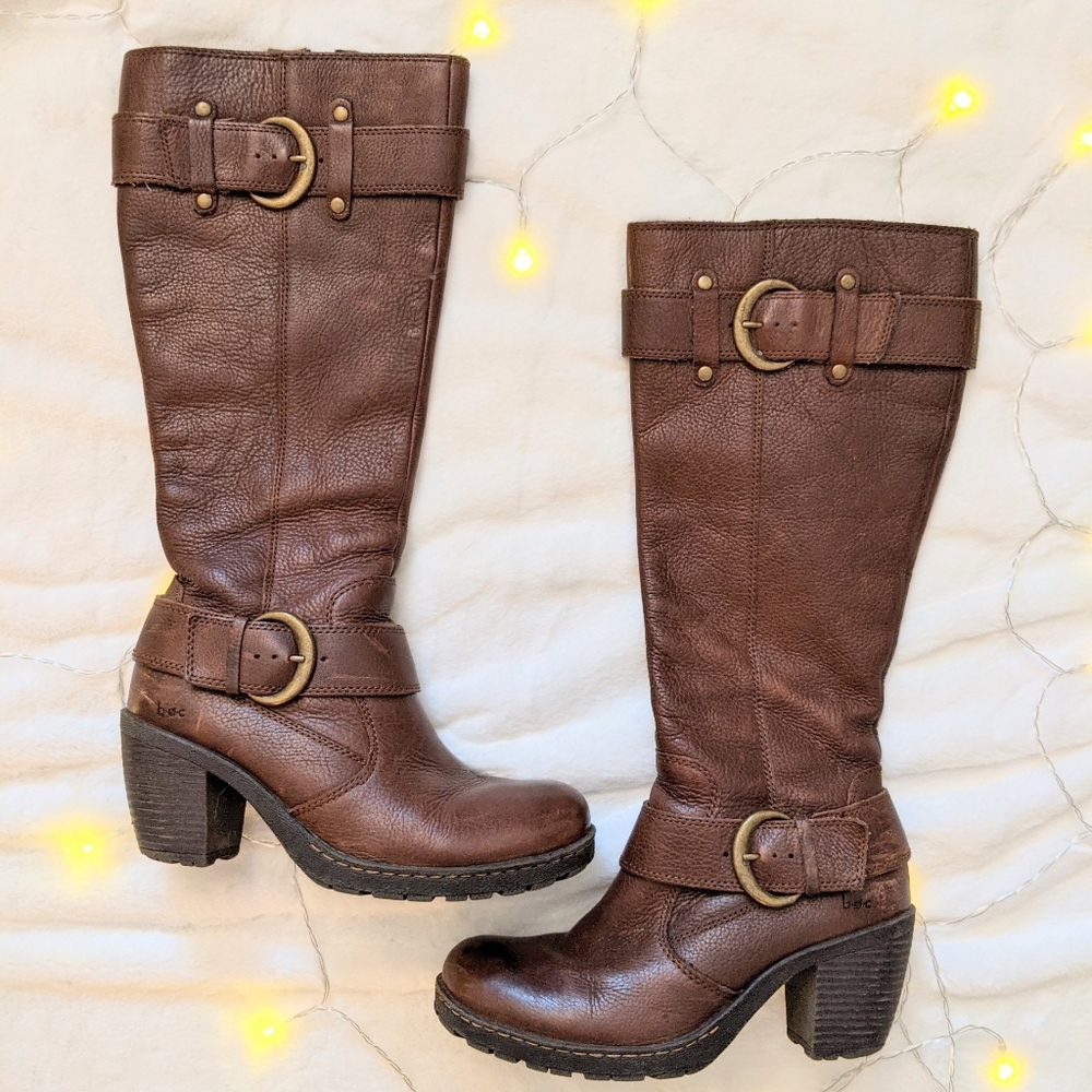 VERY comfortable brown leather Born boots